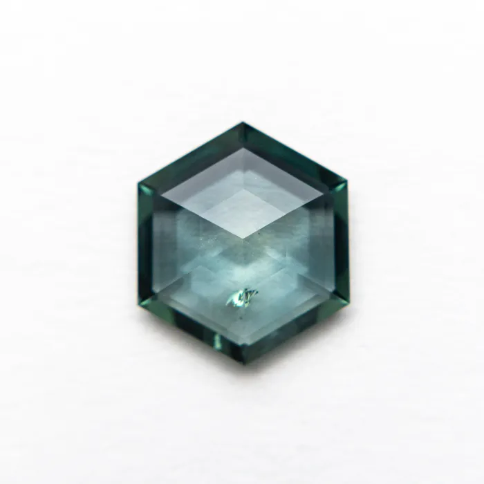 162ct 895x792x288mm Hexagon Double Cut Sapphire 1987701 Misfit Gems Rings
