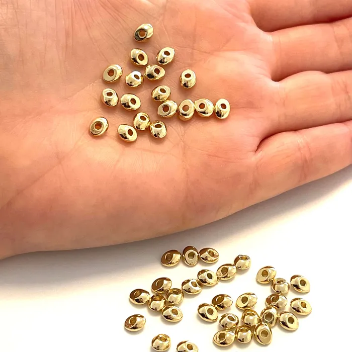 10 pcs 24Kt Shiny Gold Plated Spacer Charms 24Kt Shiny Gold Plated Brass Spacers Peppy Beads PreStyled Sets 10 pcs 24Kt Shiny Gold Plated Spacer Charms 24Kt Shiny Gold Plated Brass Spacers Peppy Beads PreStyled Sets