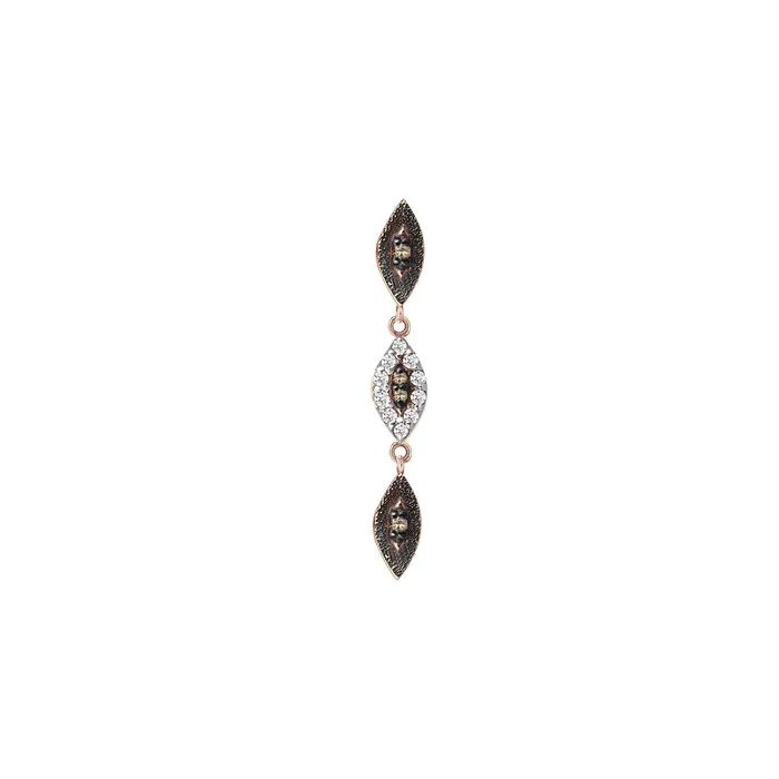 10th Eye Haven Triple Dangling Stud Kismet by Milka Earrings