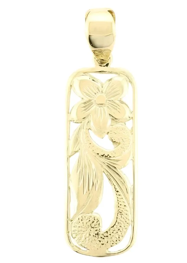 14K Gold 10mm Kaipo Pendant Island Fine Jewelry Necklaces