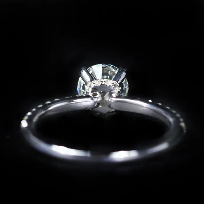 14K White Gold GIA 108 Carat Round Brilliant Cut Diamond Solitaire Engagement Ring JS Simmons Diamond Consultants Rings
