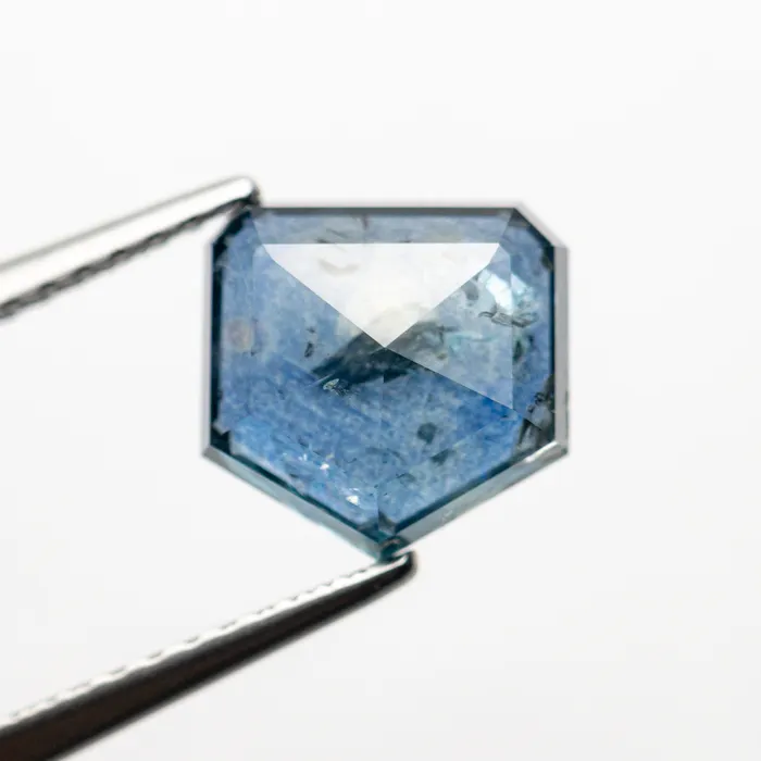 267ct 799x804x367mm Shield Rosecut Sapphire 2243452 Misfit Gems Earrings