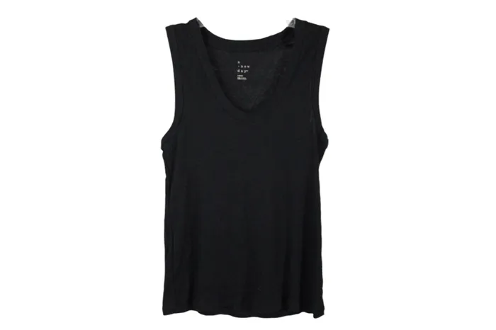 A New Day Black Rib Tank L A New Day Necklaces