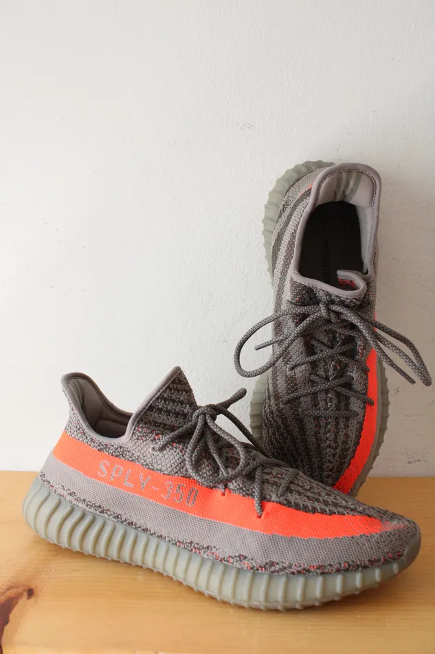 Adidas Adidas Yeezy Boost 350 Beluga Gray Orange Sneakers Size 13 Earrings Adidas Adidas Yeezy Boost 350 Beluga Gray Orange Sneakers Size 13 Earrings