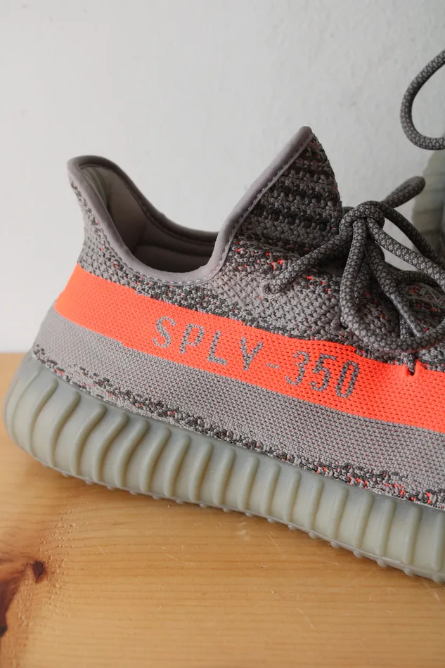 Adidas Adidas Yeezy Boost 350 Beluga Gray Orange Sneakers Size 13 Earrings