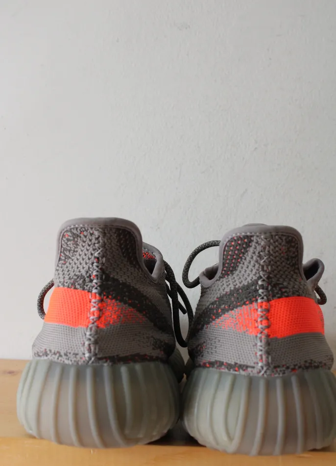 Adidas Adidas Yeezy Boost 350 Beluga Gray Orange Sneakers Size 13 Earrings