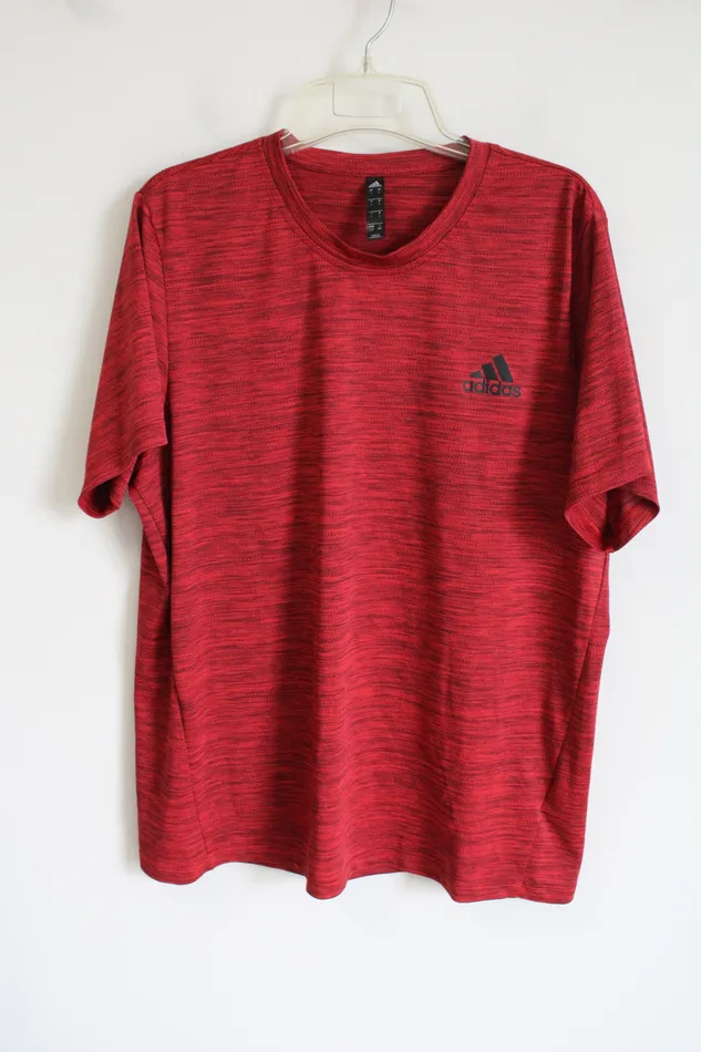 Adidas Red Logo Shirt L Adidas Earrings