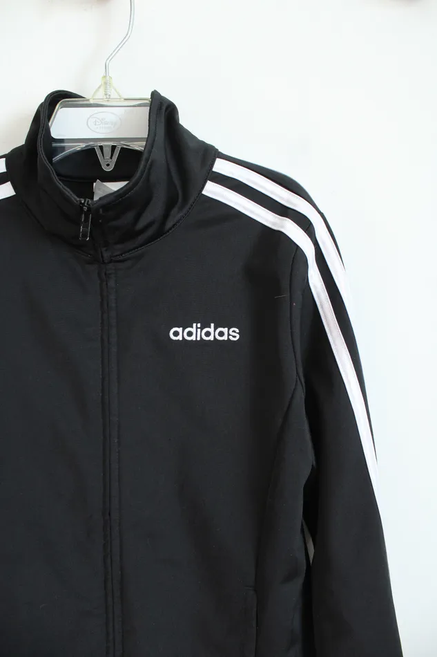 Adidas Rings Adidas Black White Track Jacket Youth M 1012