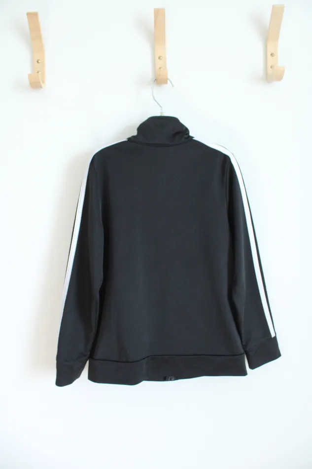 Adidas Rings Adidas Black White Track Jacket Youth M 1012