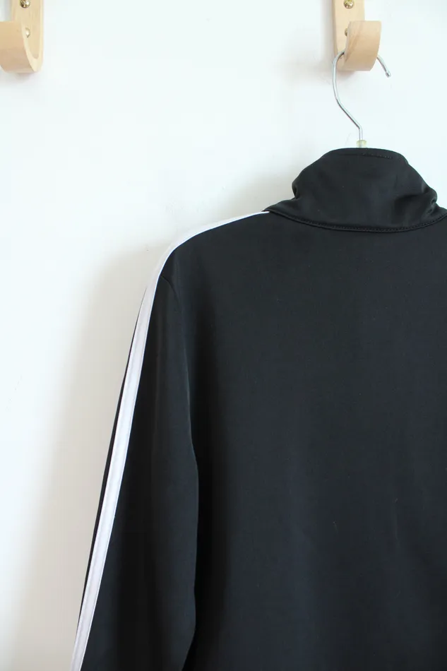 Adidas Rings Adidas Black White Track Jacket Youth M 1012