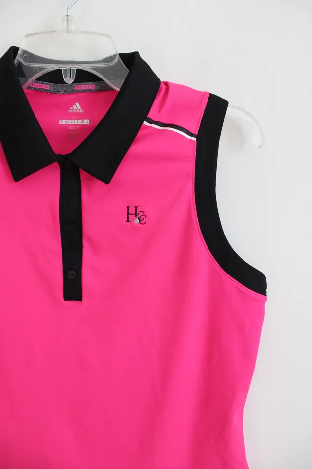 Adidas Rings Adidas Hot Pink Black HCC Polo Tank M