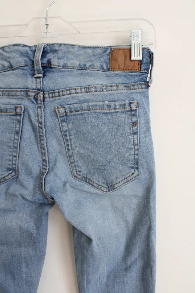 Aeropostale Earrings Aeropostale Distressed Low Rise Jegging Jeans 0 Short