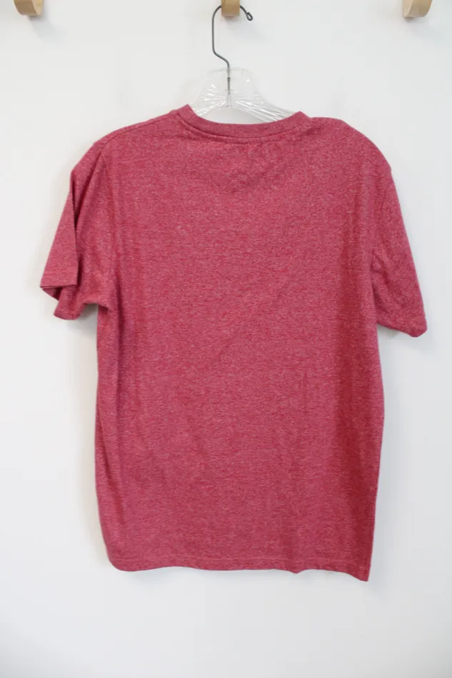 Aeropostale Red Heathered Logo Shirt S Aeropostale Earrings