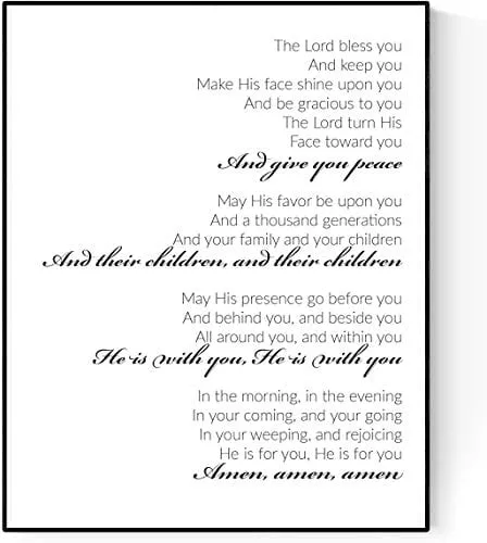 Agape Christian Art Earrings The Blessing Typography Elevation Worship Kari Jobe Christian Music Art Print 11x14 Agape Christian Art Earrings The Blessing Typography Elevation Worship Kari Jobe Christian Music Art Print 11x14