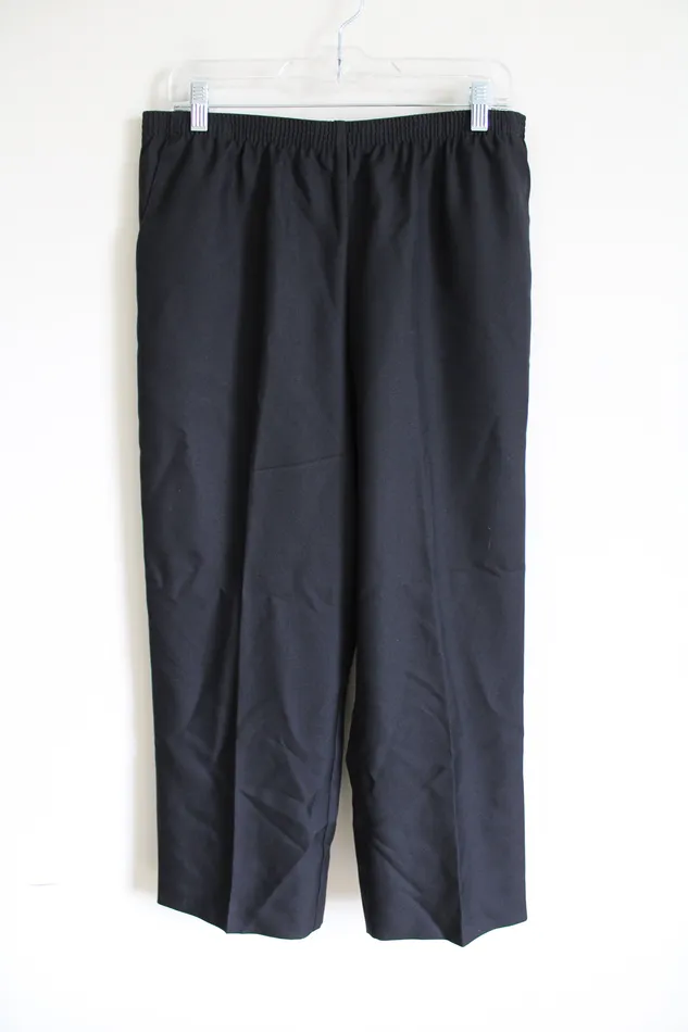 Alfred Dunner Black Pant 14 Petite Alfred Dunner Rings