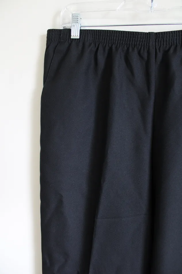 Alfred Dunner Black Pant 14 Petite Alfred Dunner Rings
