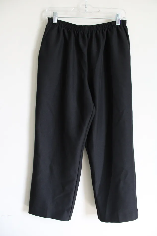 Alfred Dunner Black Trouser 14 Petite Alfred Dunner Rings