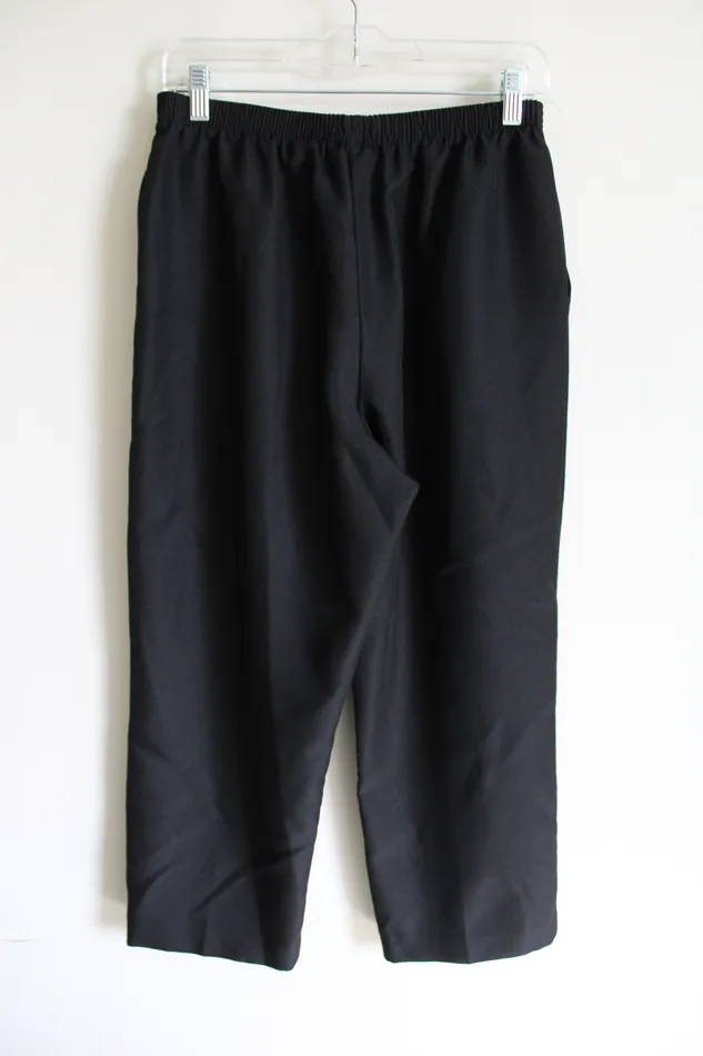 Alfred Dunner Black Trouser 14 Petite Alfred Dunner Rings