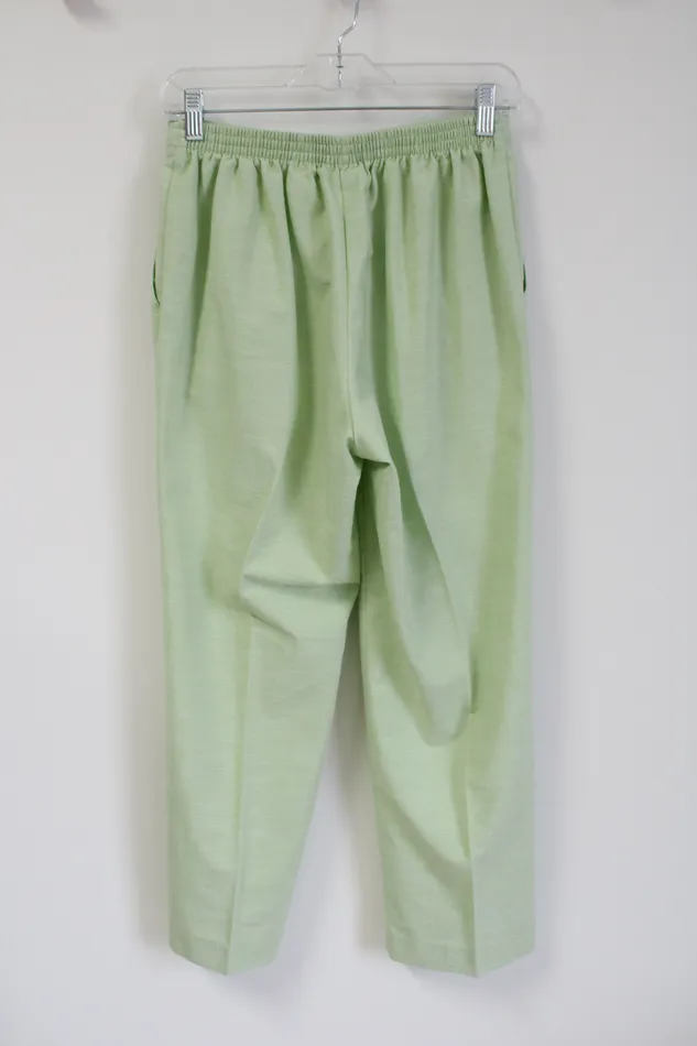 Alfred Dunner Necklaces Alfred Dunner Light Key Lime Green Pants 8 Petite
