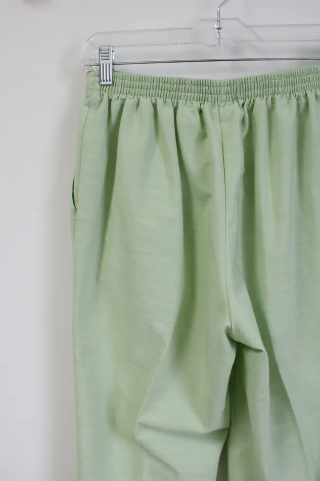 Alfred Dunner Necklaces Alfred Dunner Light Key Lime Green Pants 8 Petite