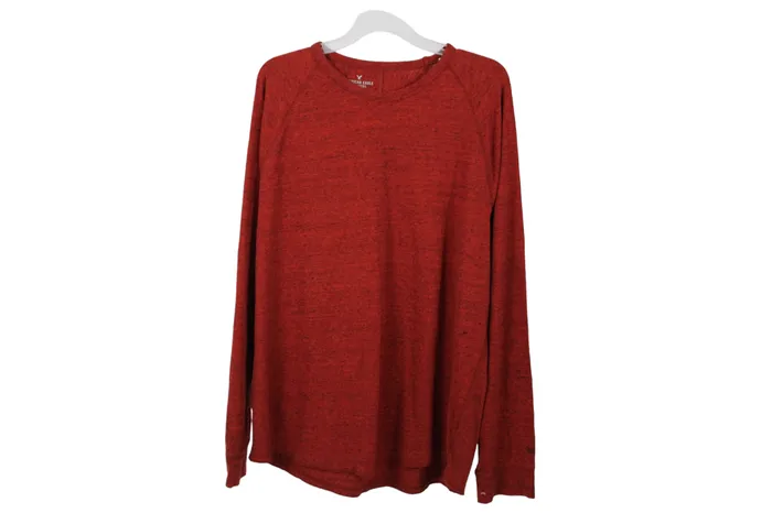 American Eagle Earrings American Eagle Active Flex Orange Shirt L