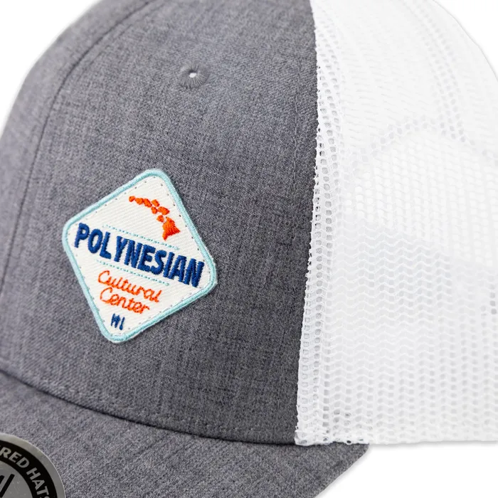 Ampd Polynesian Cultural Center Diamond Patch Ball Cap Gray White GREATMOUNTAINWE Rings