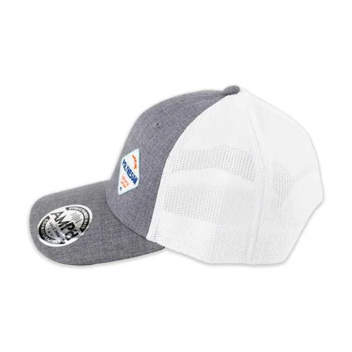 Ampd Polynesian Cultural Center Diamond Patch Ball Cap Gray White GREATMOUNTAINWE Rings