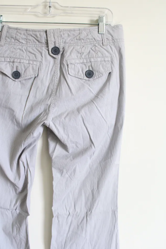 Ann Taylor LOFT Ann Taylor LOFT Blue Pinstripe Pants 4 Rings