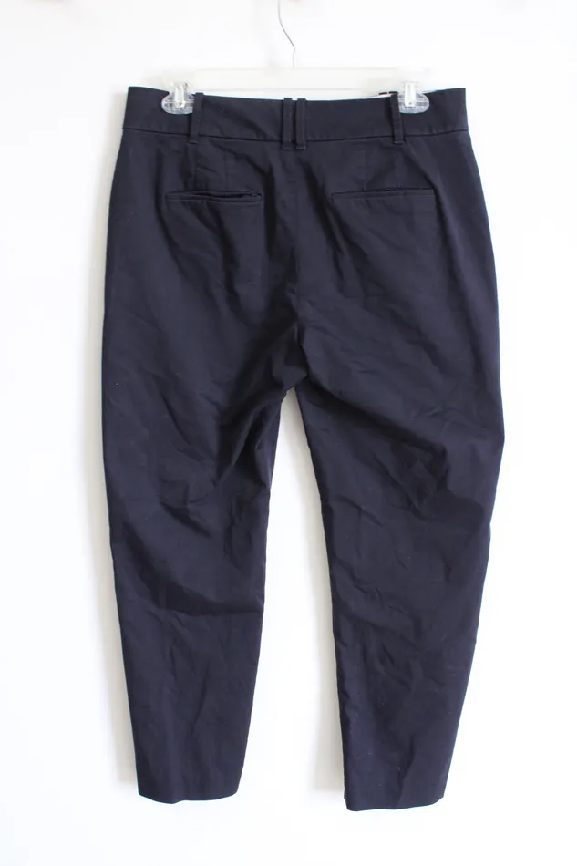 Ann Taylor LOFT Ann Taylor Navy Blue Chino Pant 4 Rings