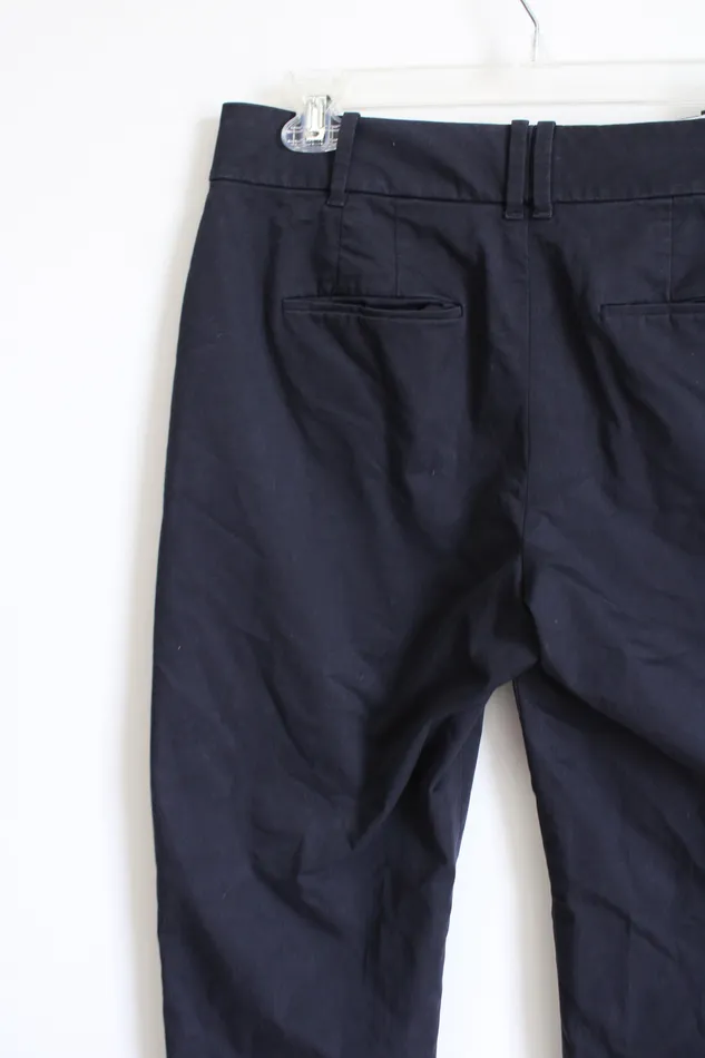 Ann Taylor LOFT Ann Taylor Navy Blue Chino Pant 4 Rings