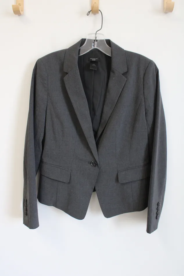 Ann Taylor LOFT Earrings Ann Taylor Gray Blazer 6 Petite