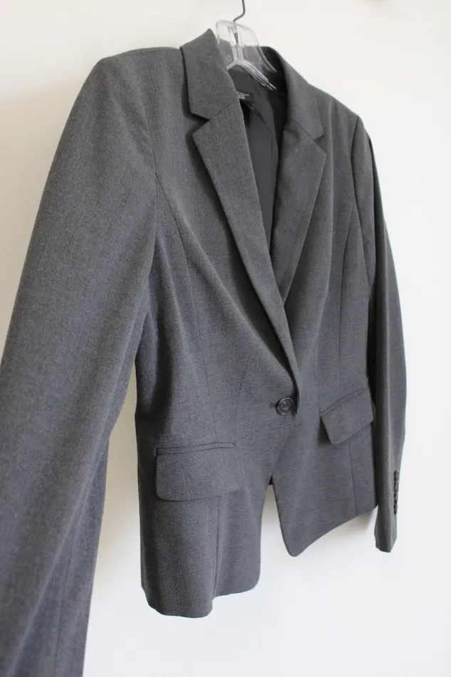 Ann Taylor LOFT Earrings Ann Taylor Gray Blazer 6 Petite