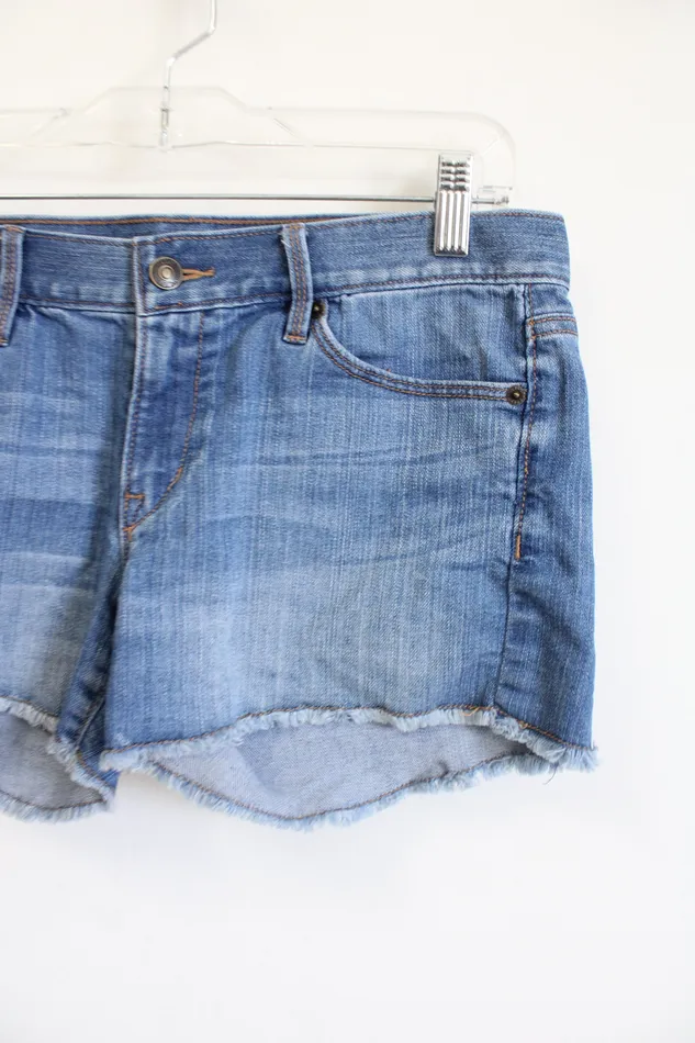 Ann Taylor LOFT LOFT Cut Off Jean Shorts 2 Rings