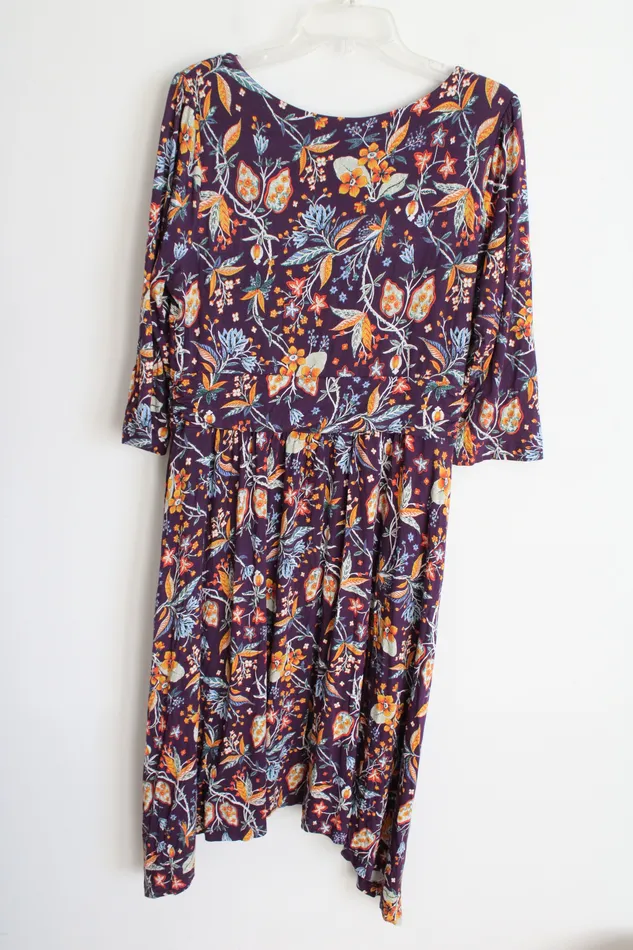 Anthropologie Earrings NEW Maeve By Anthropologie Beloved Burgundy Dress XL
