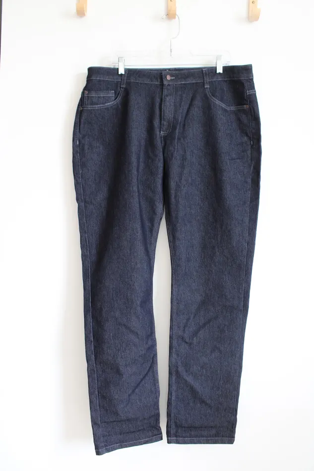 Apparel Collection Dark Wash Jeans 40X34 Apparel Collection Earrings