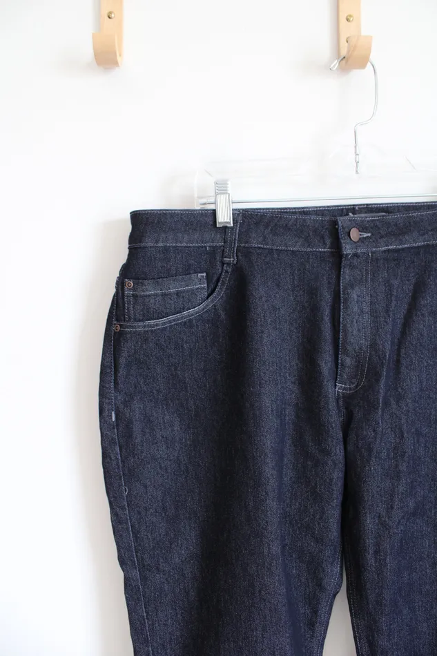 Apparel Collection Dark Wash Jeans 40X34 Apparel Collection Earrings