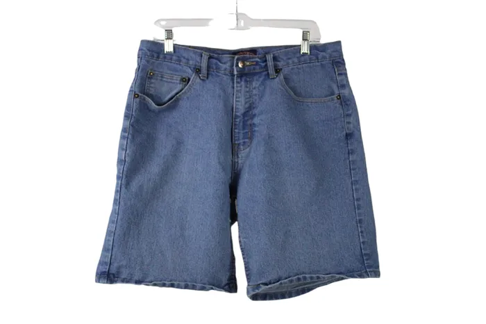 Architect Denim Shorts 34 Architect Earrings