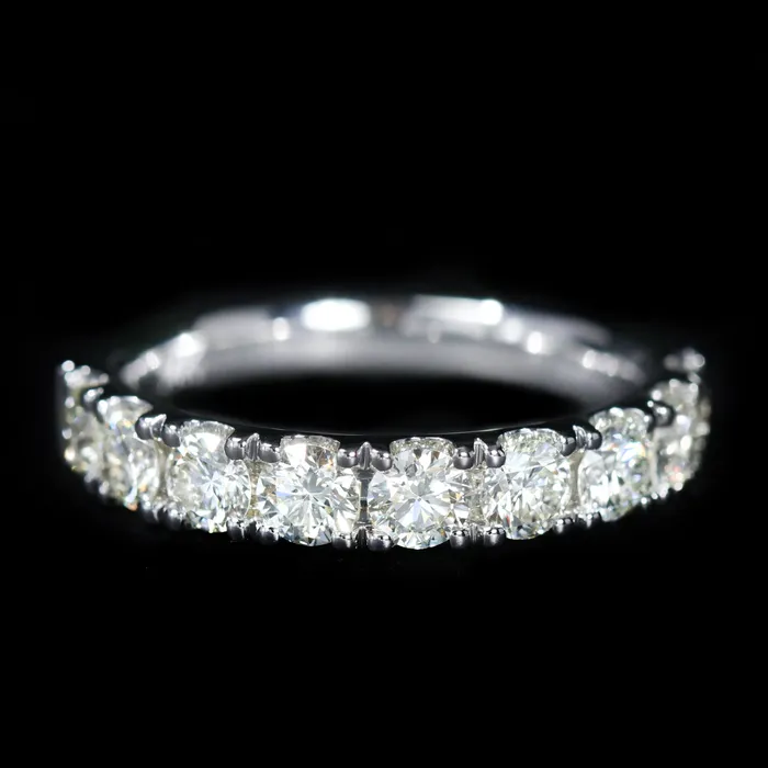 BR Designs Rings 14K White Gold 150 CTW Diamond Band
