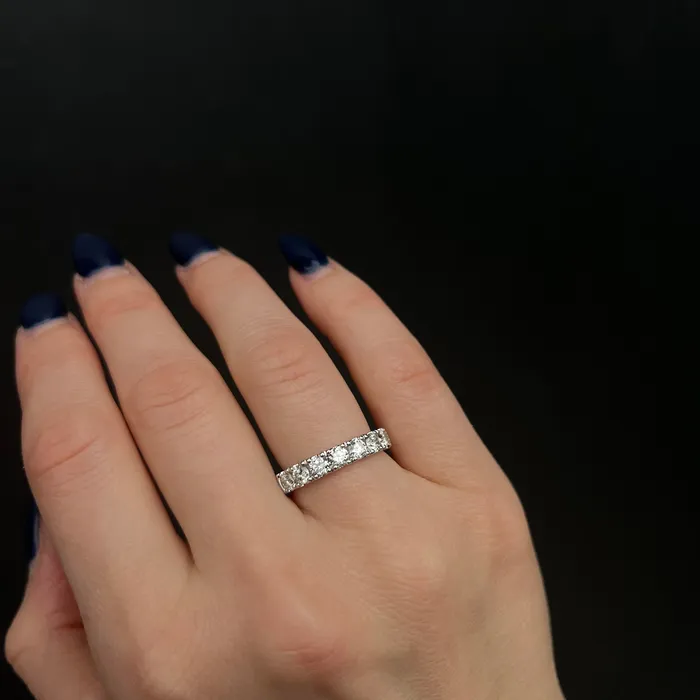 BR Designs Rings 14K White Gold 150 CTW Diamond Band