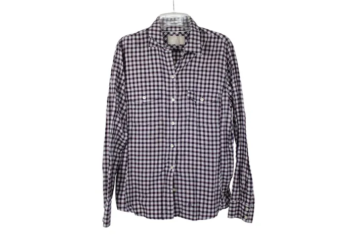 Banana Republic Rings Banana Republic Soft Wash Shirt Blue Red Plaid Top L
