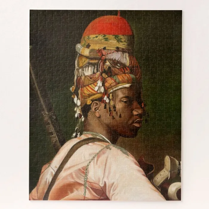 Bashi Bazouk by JeanLon Grme Traditional Thick Jigsaw Puzzle for Adults 30 to 1000 Pieces Portraits by NC Earrings