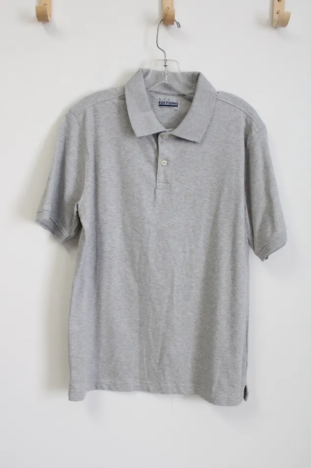 Basic Editions Gray Polo Shirt S Basic Editions Earrings