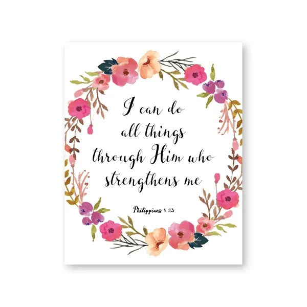 Bible Verse Wall Artbr I Can Do All Things Lords Guidance Earrings