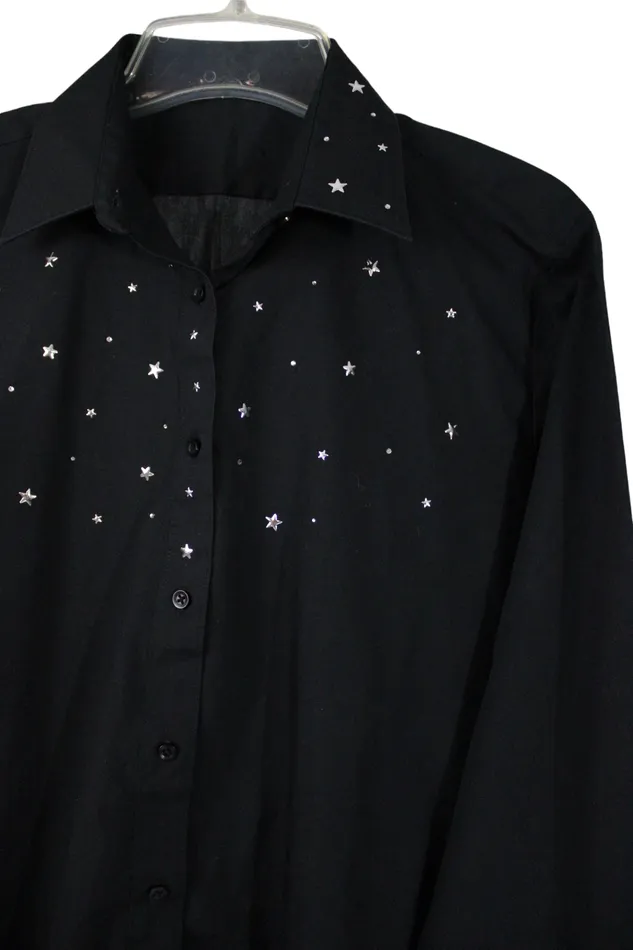 Black Star Studded Top L Jubilee Thrift Earrings