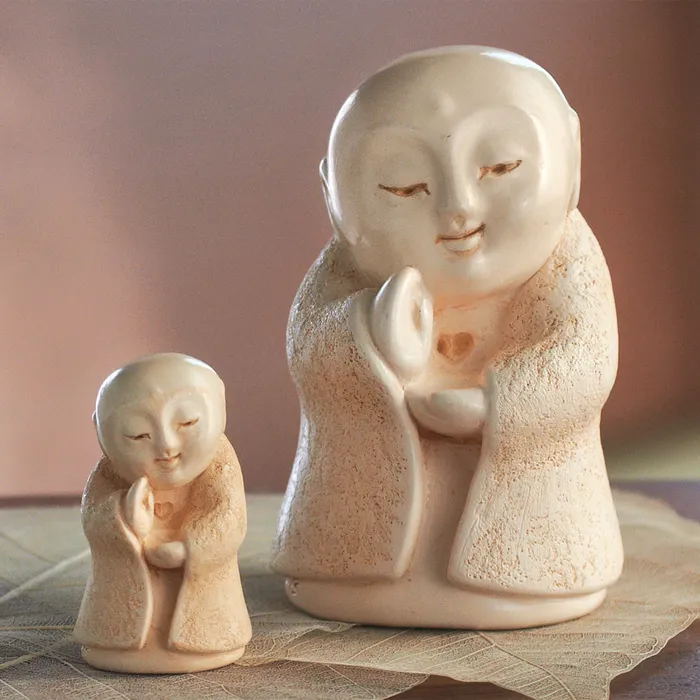 Blessing Jizo Statues DC Earrings