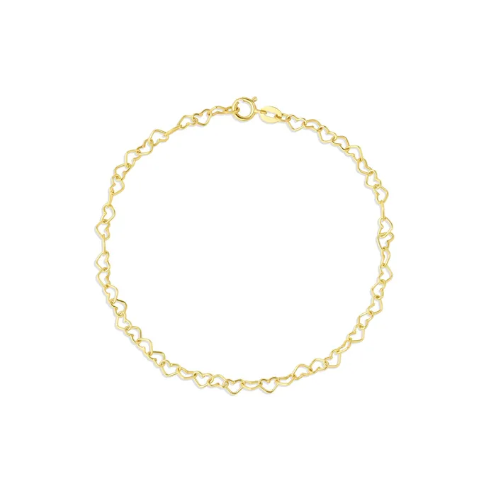 Bracelets Consider the Wldflwrs Heart Link Bracelet