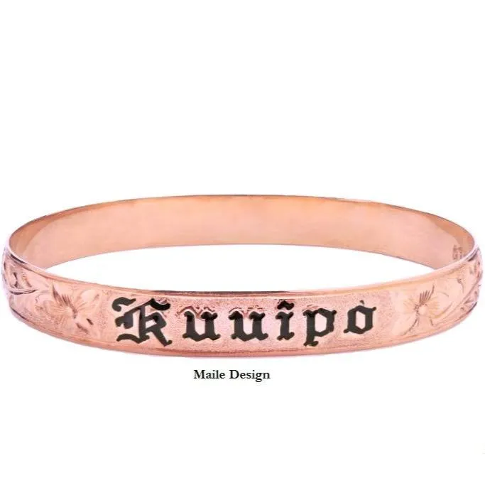 Bracelets Hawaiian Heirloom Customizable Hawaiian Heirloom 14K Gold Bracelet