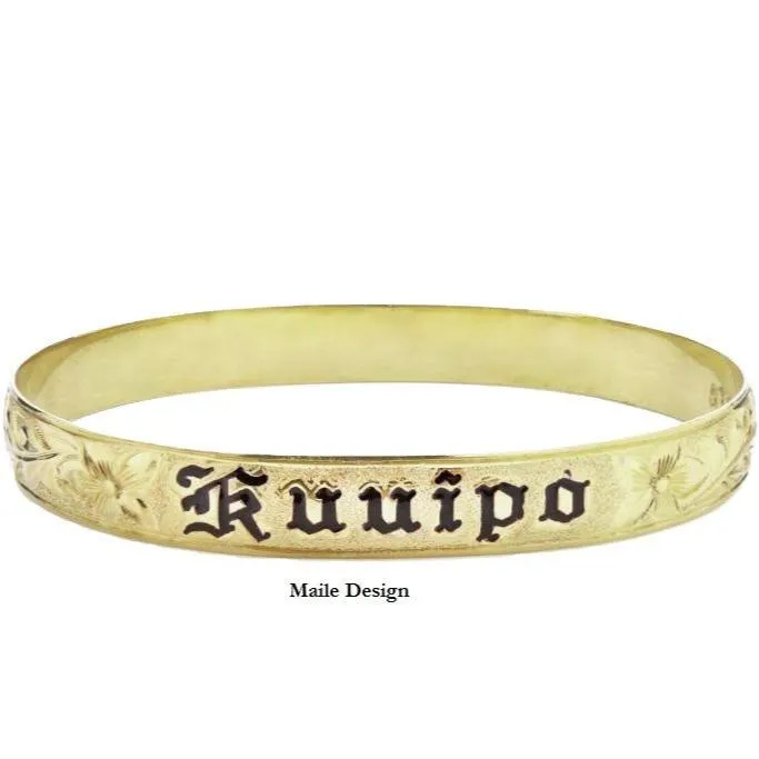 Bracelets Hawaiian Heirloom Customizable Hawaiian Heirloom 14K Gold Bracelet