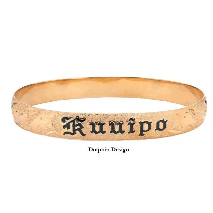 Bracelets Hawaiian Heirloom Customizable Hawaiian Heirloom 14K Gold Bracelet