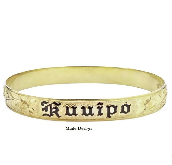Bracelets Hawaiian Heirloom Customizable Hawaiian Heirloom 14K Gold Bracelet
